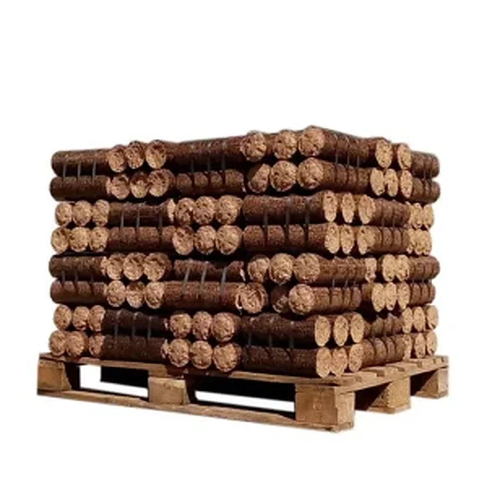 Bois densifié — Bûches de nuit — 1/2 palette de 480 kg