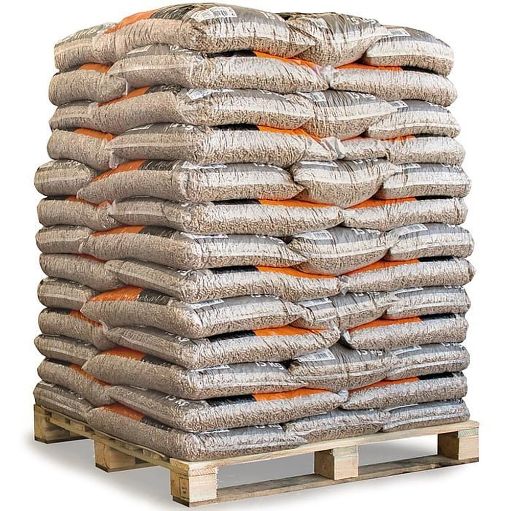 Granulés HEIZFUXX gris EN+ A2 — Palette 65 sacs x 15kg