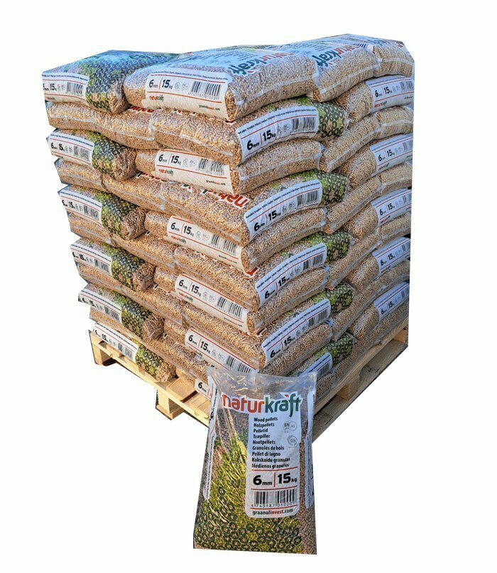 Granulés Holz Westerwalder — 1/2 Palette 36 sacs de 15 kg